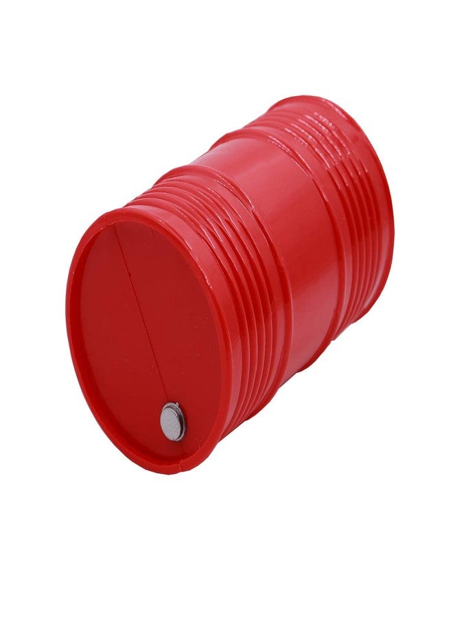 Treehobby RC Truck Oil Drum/Plastic Oil Drum Container for 1:10 SCX10 CC01 D90 RC4WD RC Rock Crawler Decorative Accessories(Red) - Image 3